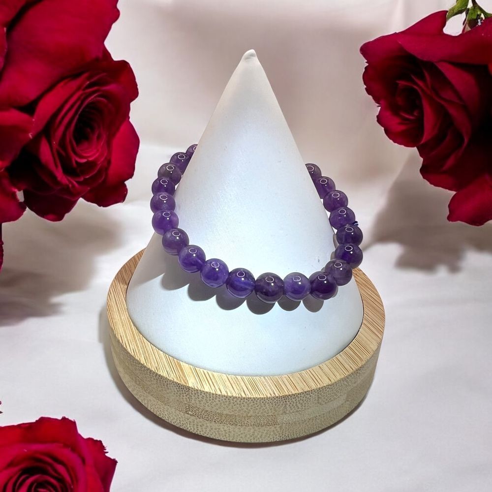 Amethyst Crystal Stretchy Bracelet